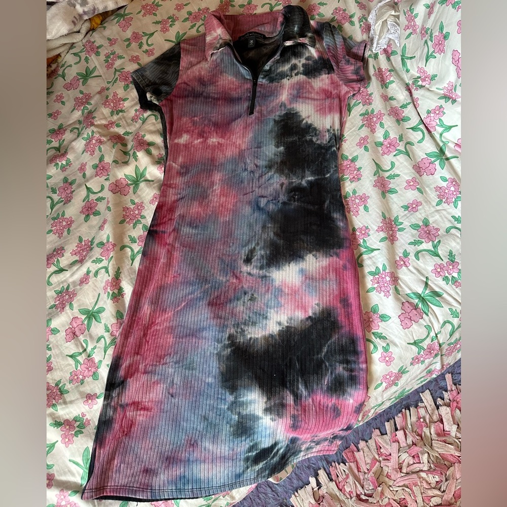 Tye-Dye Bodycon Dress